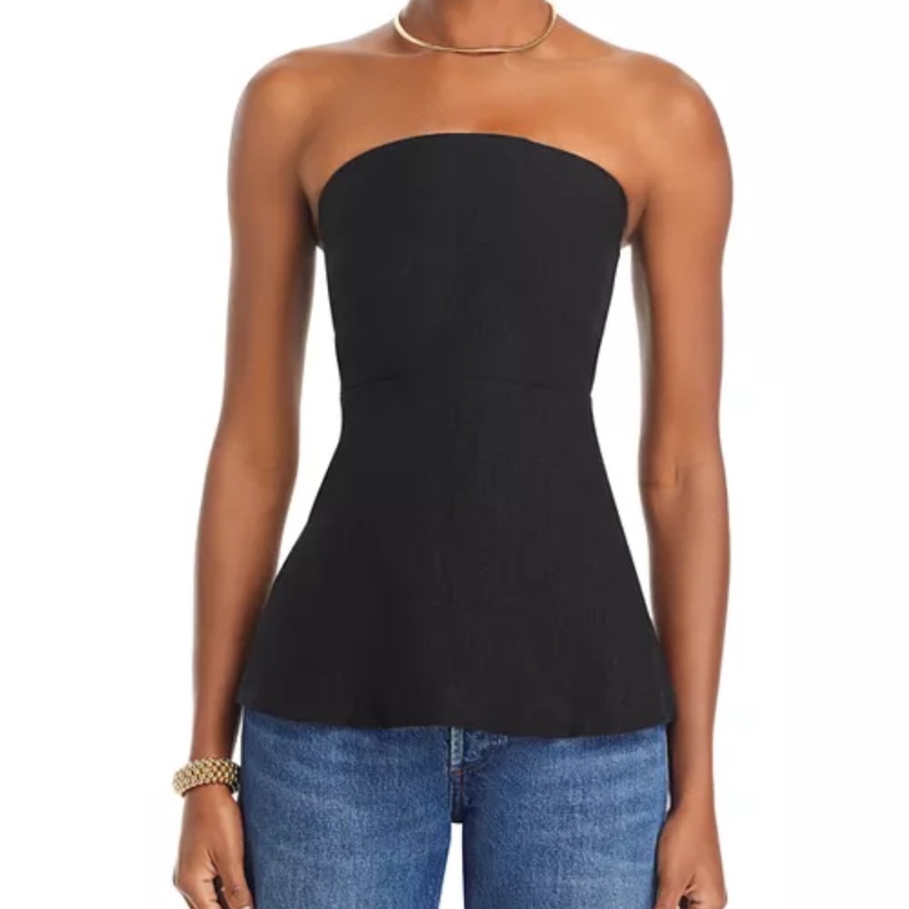 Lucy Paris Barbara Smocked Strapless Top